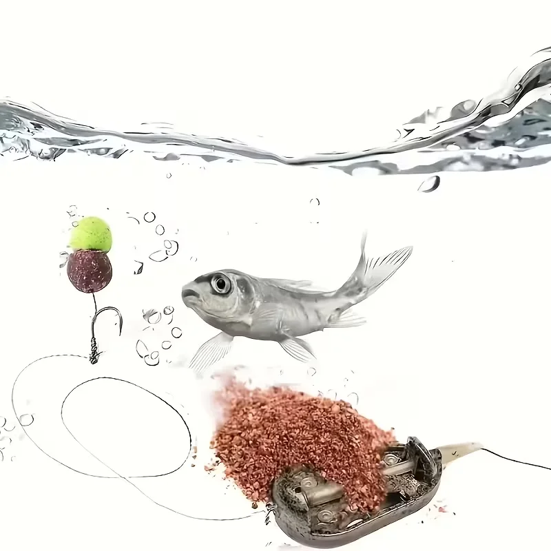 Alimentador de método con jaula abierta, plomo integrado anti-enredos - imagen 2