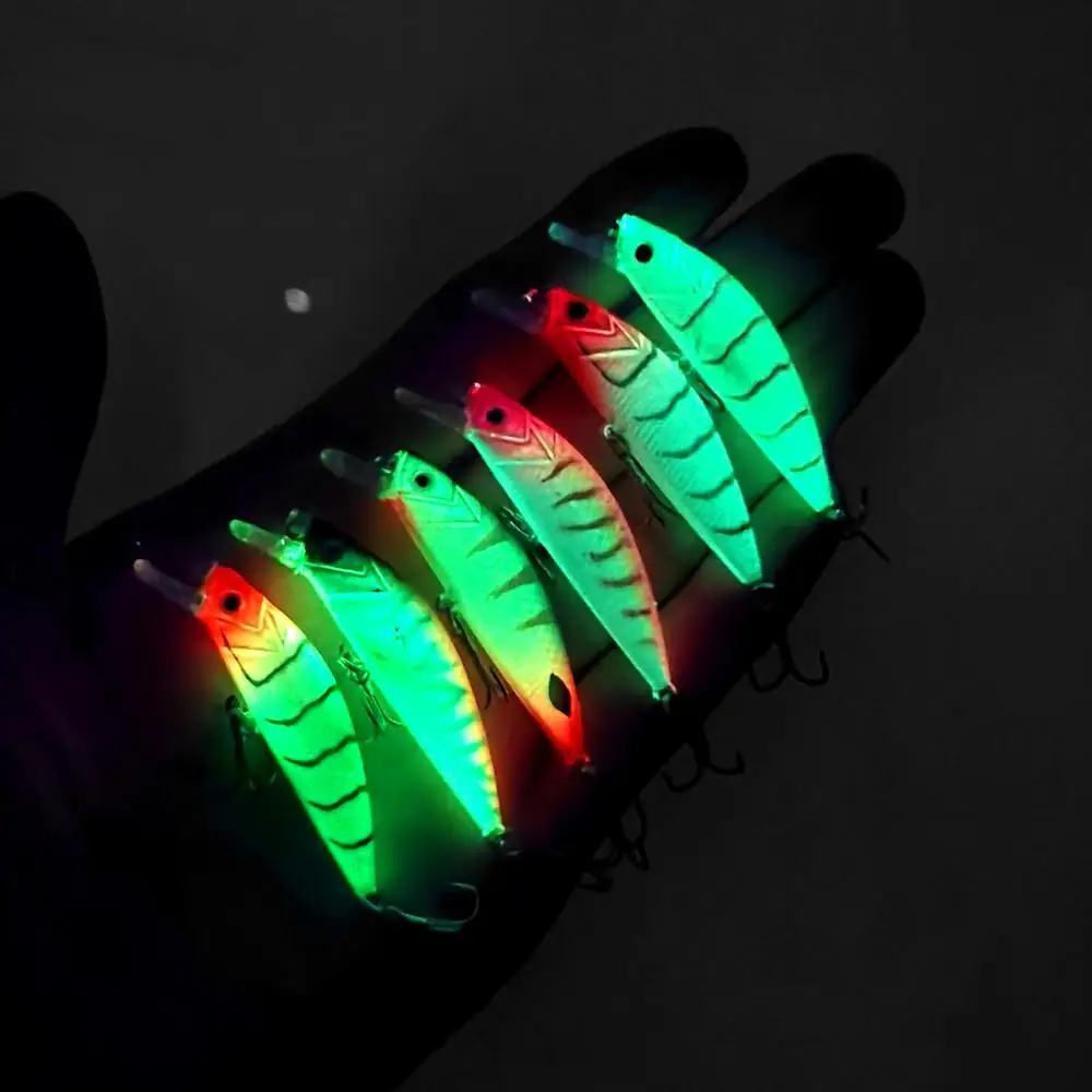 Set completo de 5 señuelos de pesca artificiales