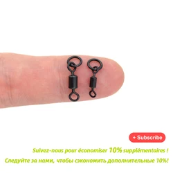 Links giratorios Chod Rig con terminal anillo sólido para carpa
