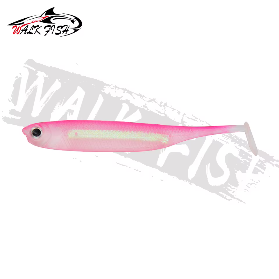 Walk Fish Señuelo Blando 7,5 cm - Cola en T arcoíris giratorio - imagen 5