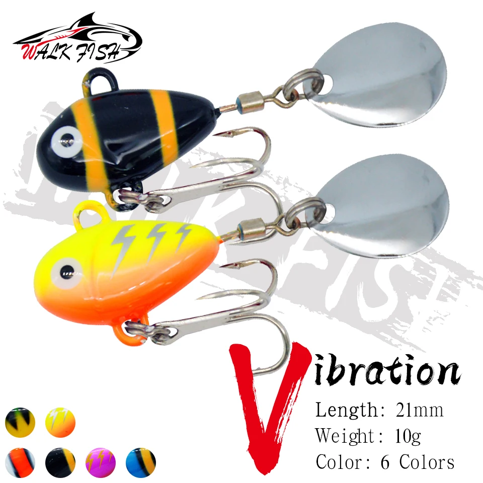 Mini VIB Metálico Walk Fish – Cucharilla Crankbait hundido eficaz - imagen 4