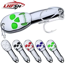 LHFSH VIB señuelo metálico con anzuelos triples y cabeza calavera