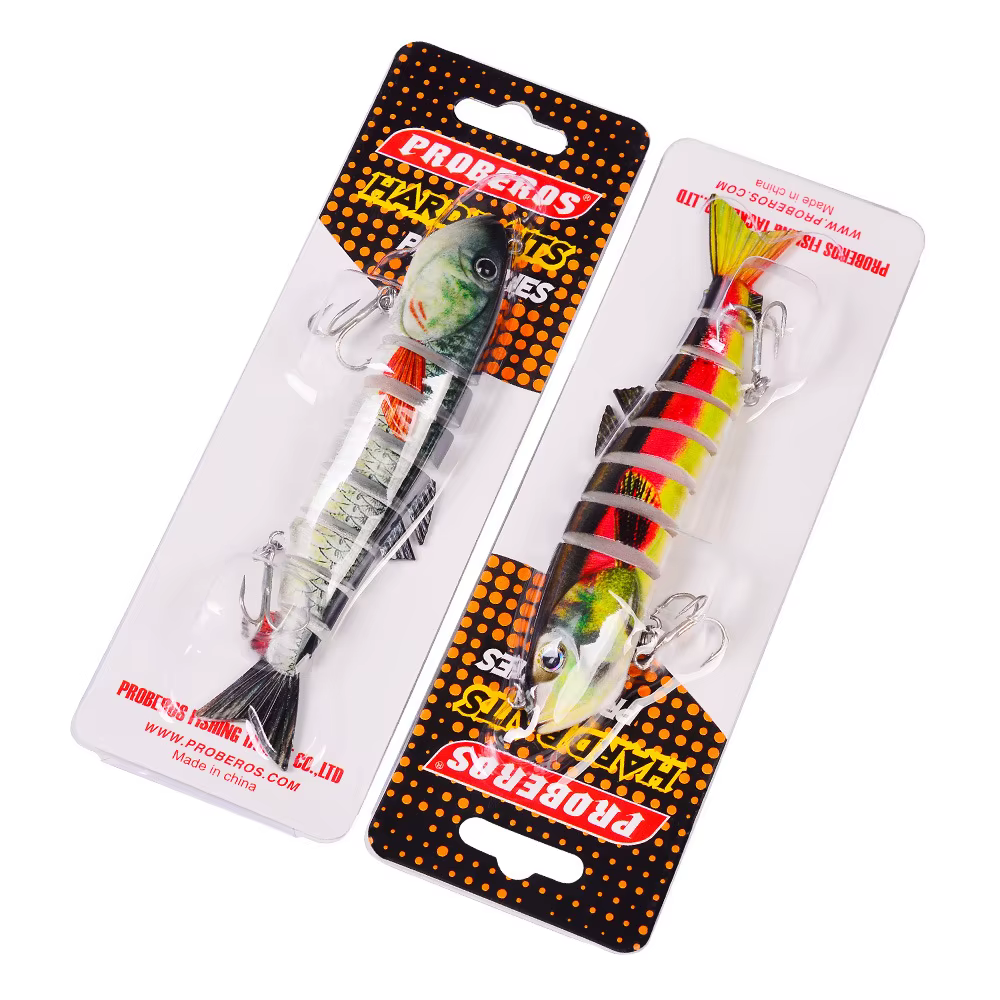 Señuelo duro Swimbait 13mm/22g - Wobbler articulado realista para lucio - imagen 4