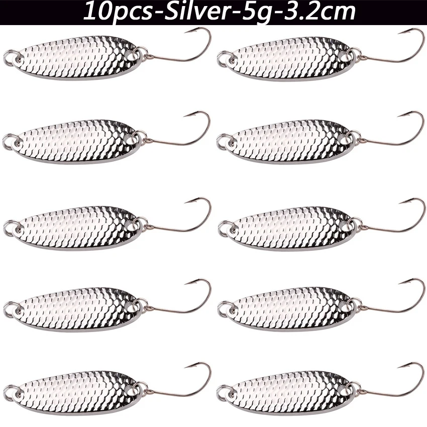 Cucharas Loong Metal – Señuelos 1,5-5g con Gancho Único