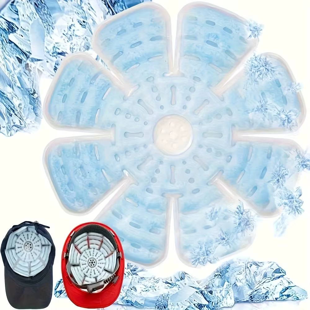 Gorra refrigerante PCM con almohadillas de hielo reutilizables camping - imagen 4