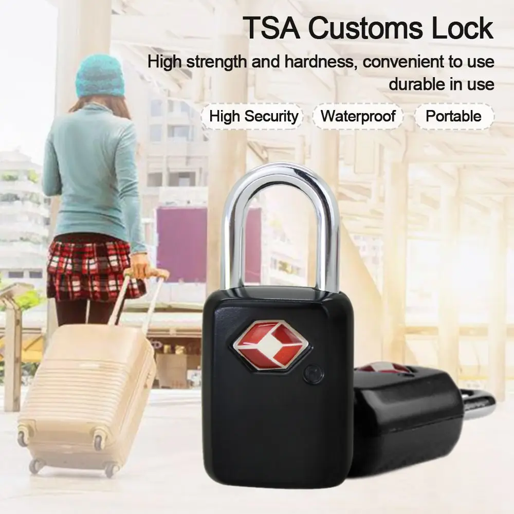 Candado TSA impermeable para maleta pequeña de seguridad antirrobo - imagen 2