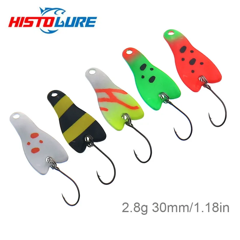 Cuchara Histolure para Trucha – Cobre con Efecto UV - imagen 2
