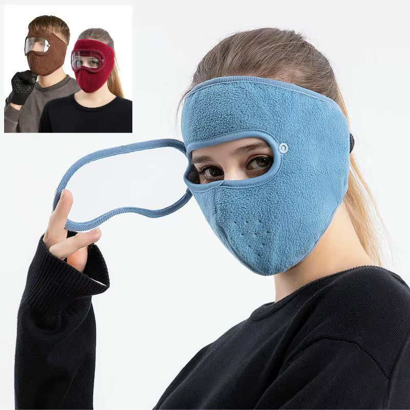 Gafas deportivas con forro polar para protección contra viento y polvo