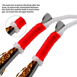 Proberos Jigs de jigging lento: anzuelos dobles con púas y plumas
