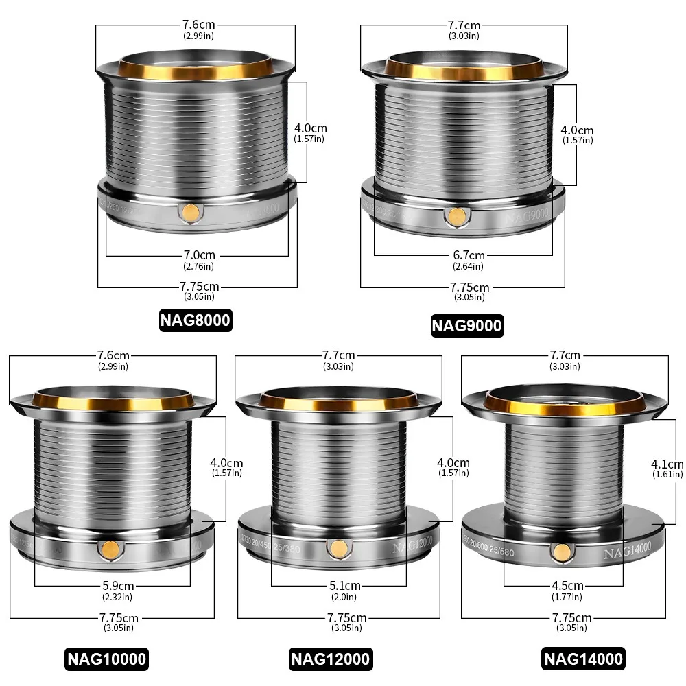 Carrete en configuración de pesca