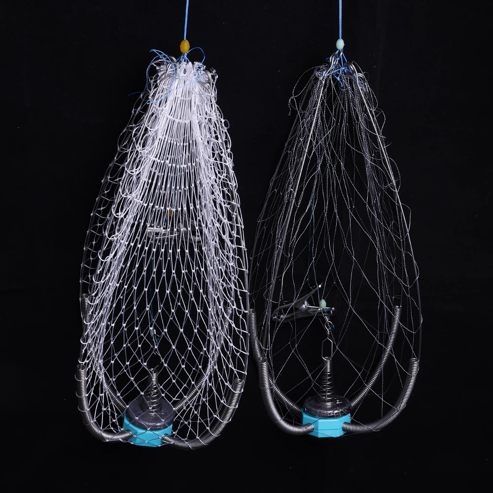 Jaula plegable automática para cangrejo y gambas con resorte de acero - imagen 4