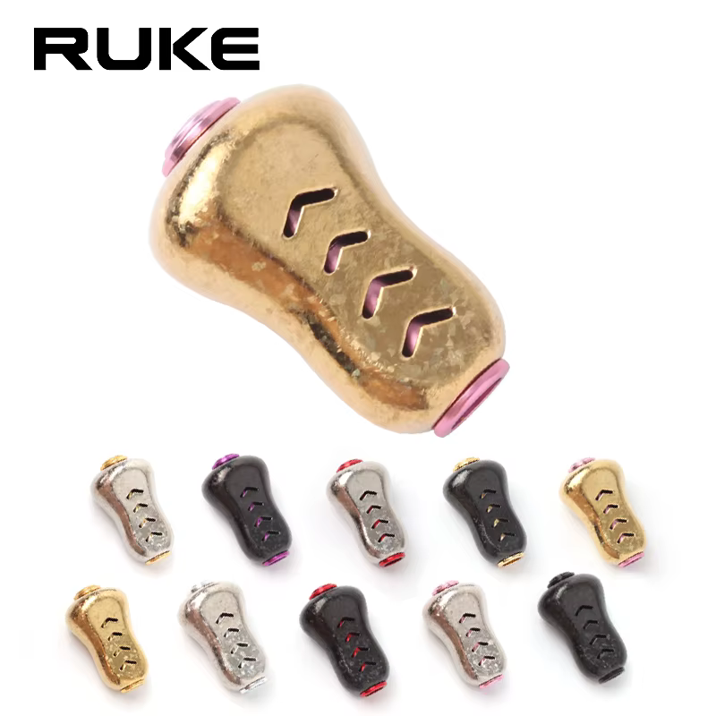 Perilla mango carrete Ruke – Titanio para pesca deportiva