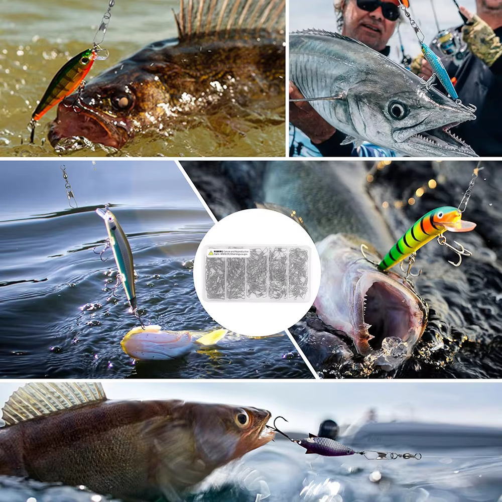 Anzuelos giratorios de alta resistencia para aparejos de pesca - imagen 4