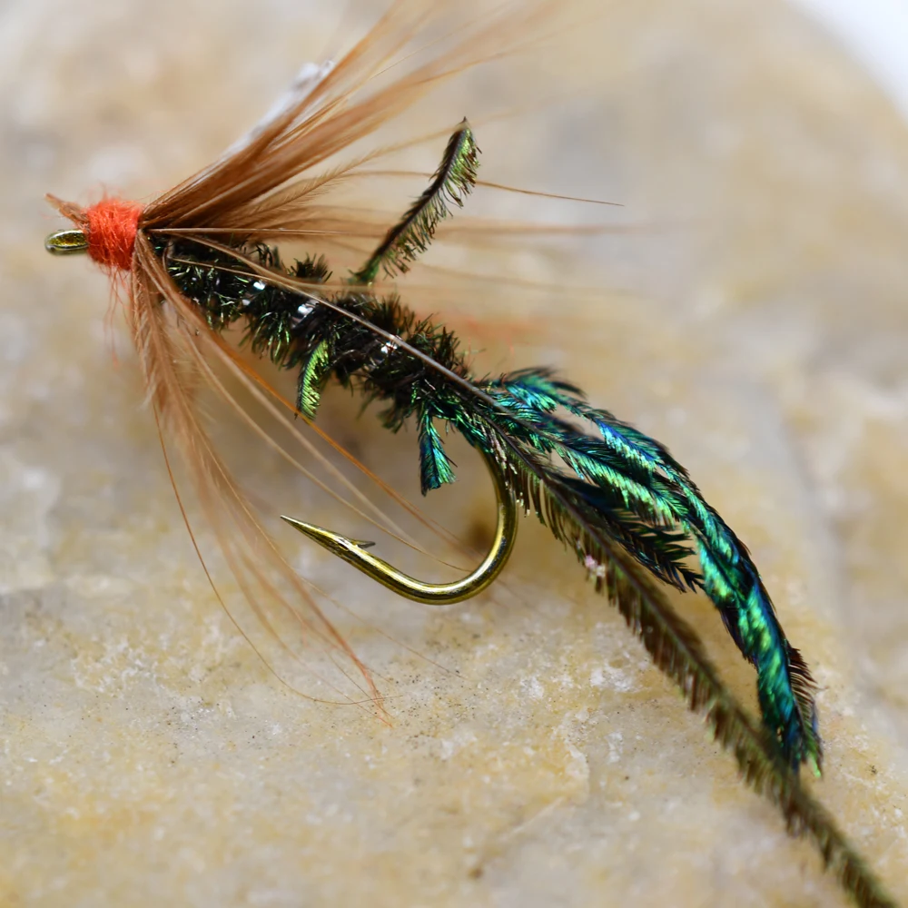 MNFT Plumas de pavo real para ninfa y scud – mosca - imagen 2