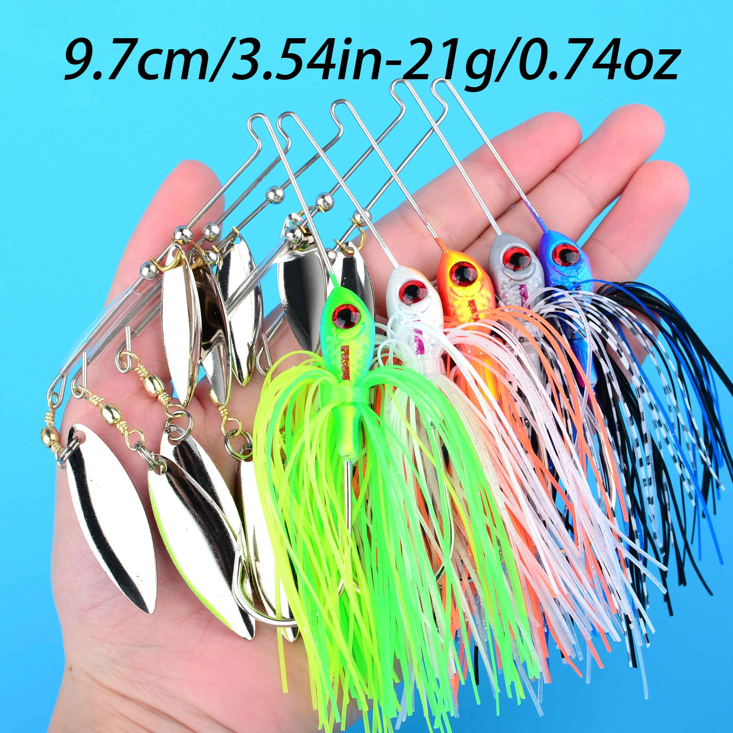 Señuelos para lucio: spinners de metal con lentejuelas - imagen 3