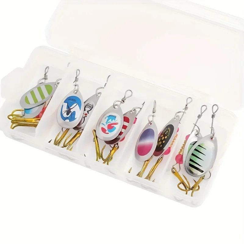 Cebos de cuchara en colores variados