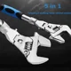 Llave dinamométrica de trinquete ajustable plegable