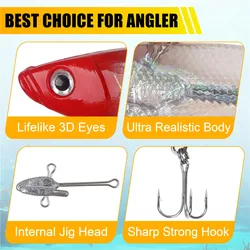 Vinilos pre-armados trucha y lubina – Tipo gusano para jigging