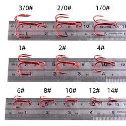 Anzuelos triples de carbono para lubina – Acero de alta resistencia