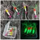 Señuelos para calamar luminosos FREE FISHER con faldas de perlas - imagen 3