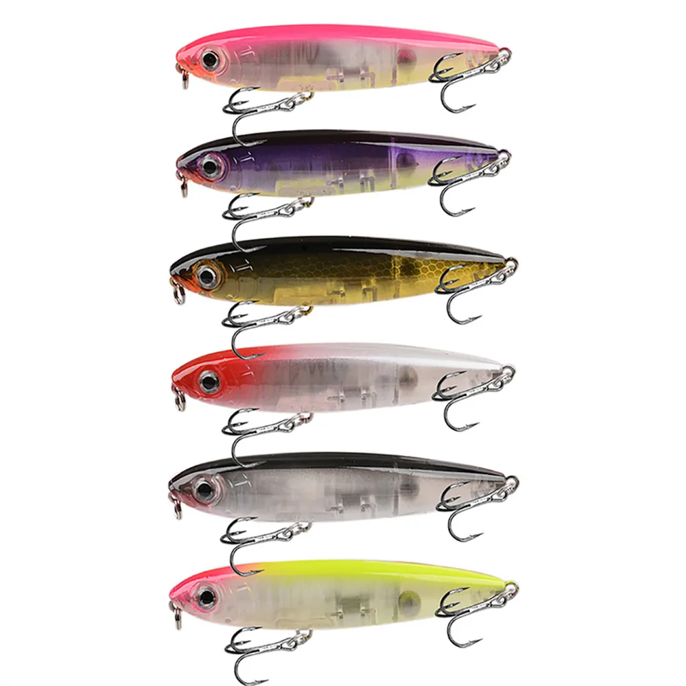 Stickbait Wobbler flotante de cebo artificial tipo lápiz superficie - imagen 5