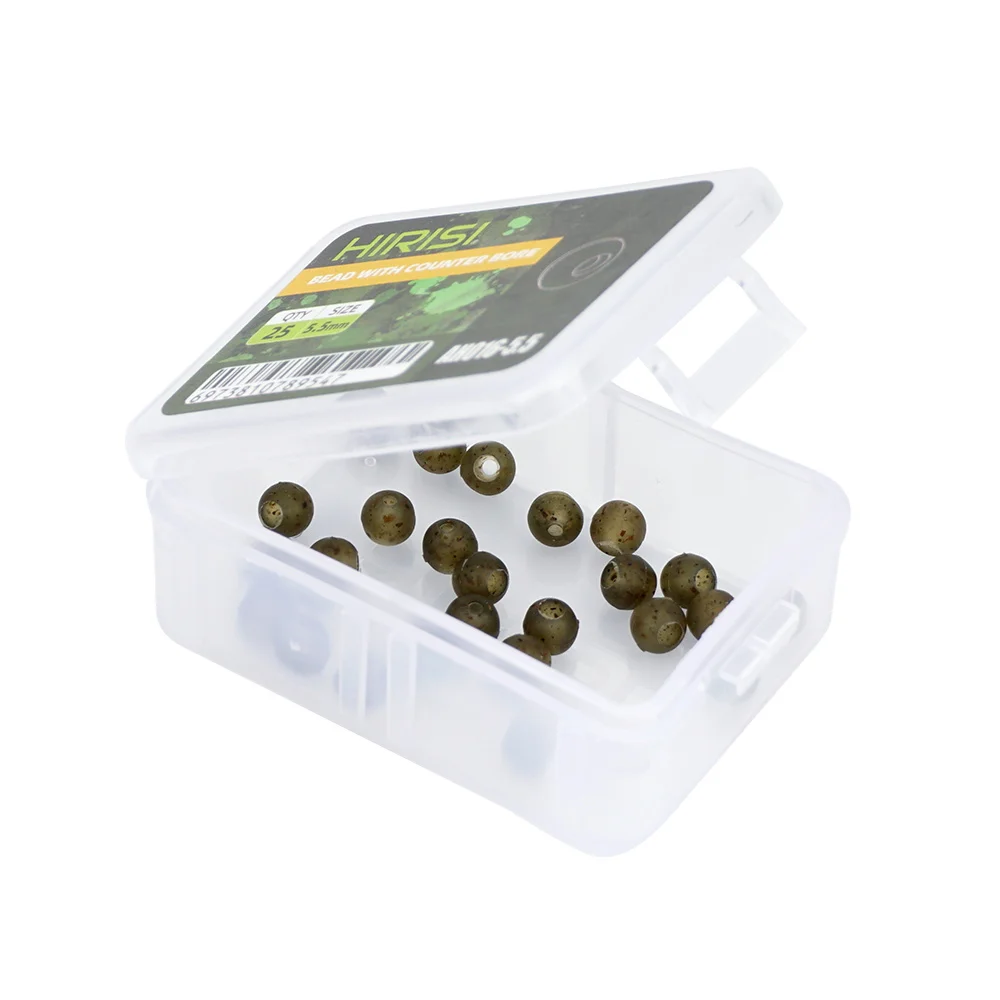 Hirisi AH016 abalorios shock de goma verdes para pesca carpa - imagen 2