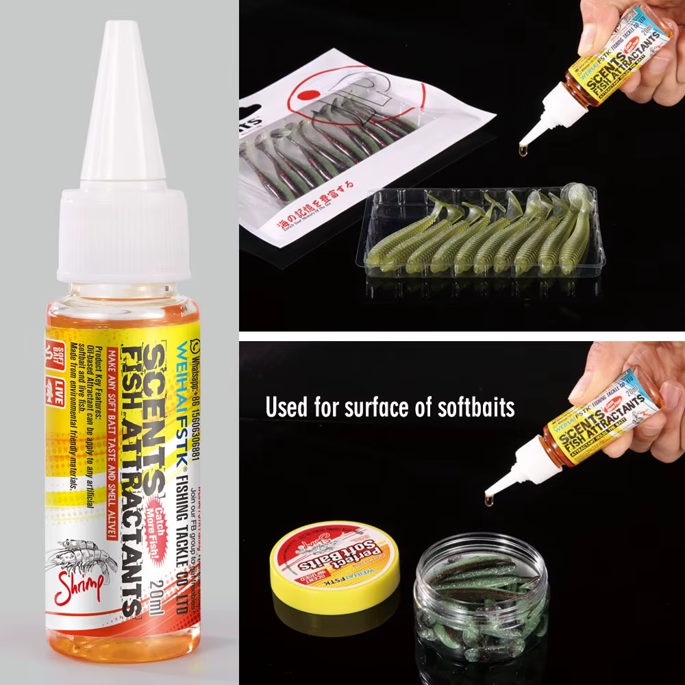 Atrayente aromático adictivo para vinilos – esencia carpa y lubina - imagen 3