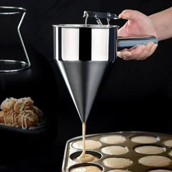 Dispensador de masa acero inoxidable con embudo multi-calibre
