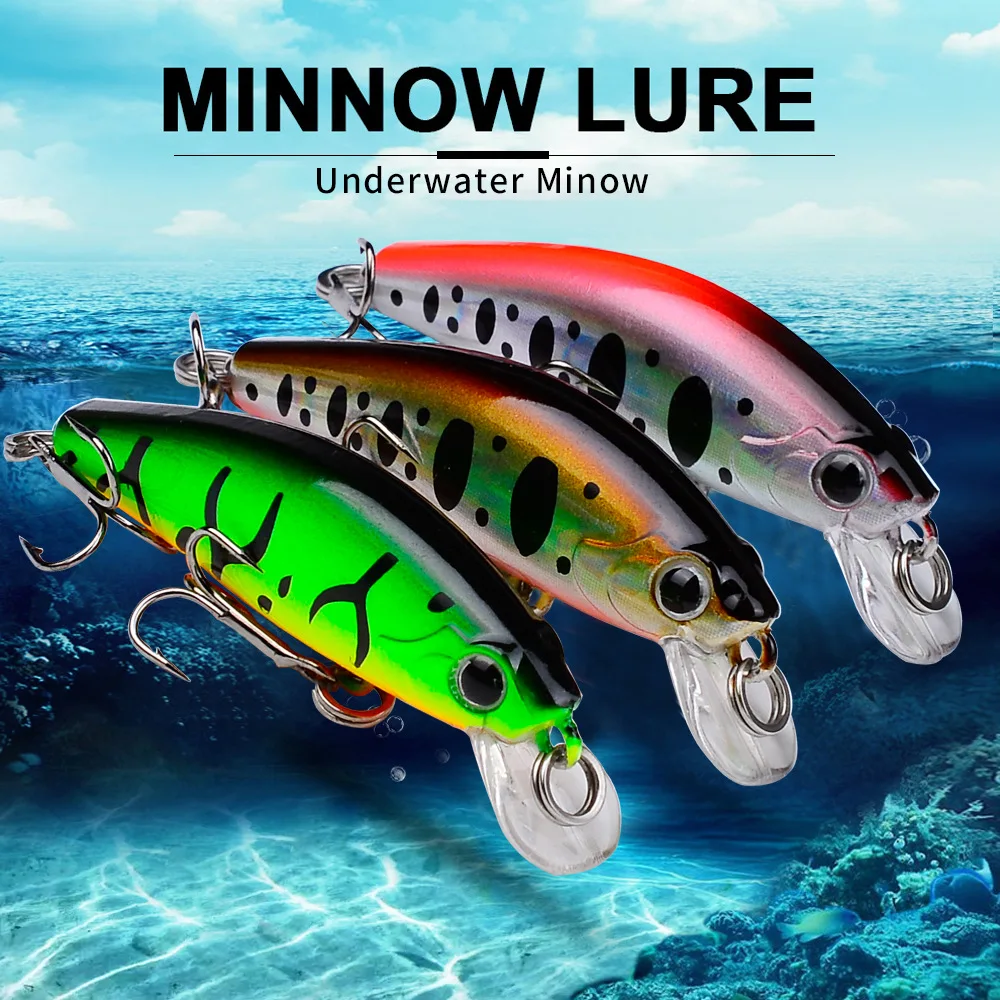 Wobler minnow hundido para trucha jerkbait y crank - imagen 5