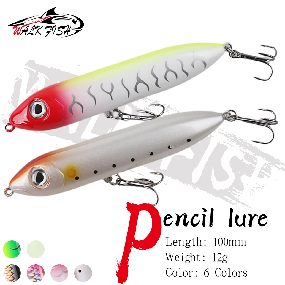 WALK FISH Testar señuelo lápiz oscilante – agua dulce y salada