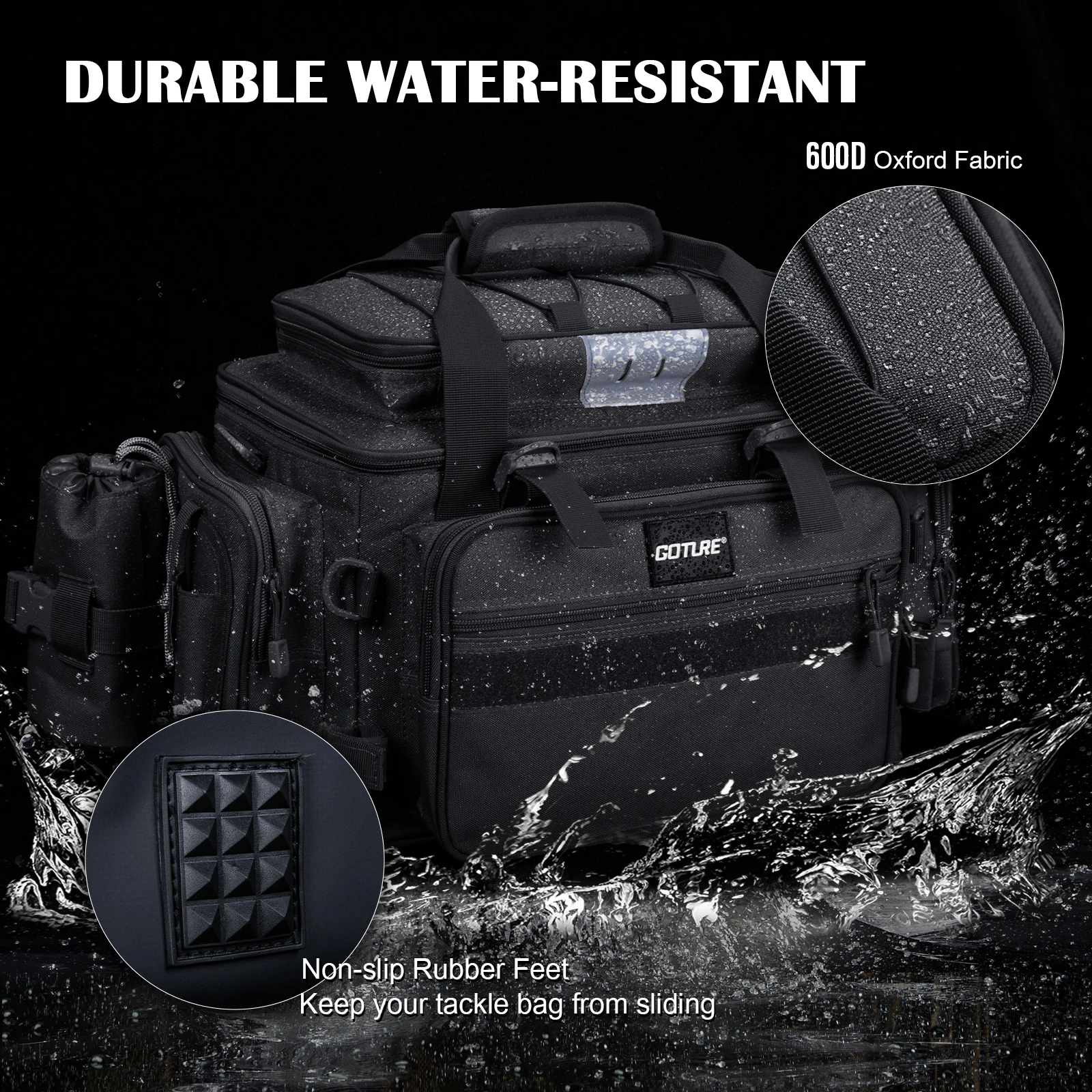 Goture Bolsa de Pesca Táctica Impermeable – Gran Capacidad - imagen 4