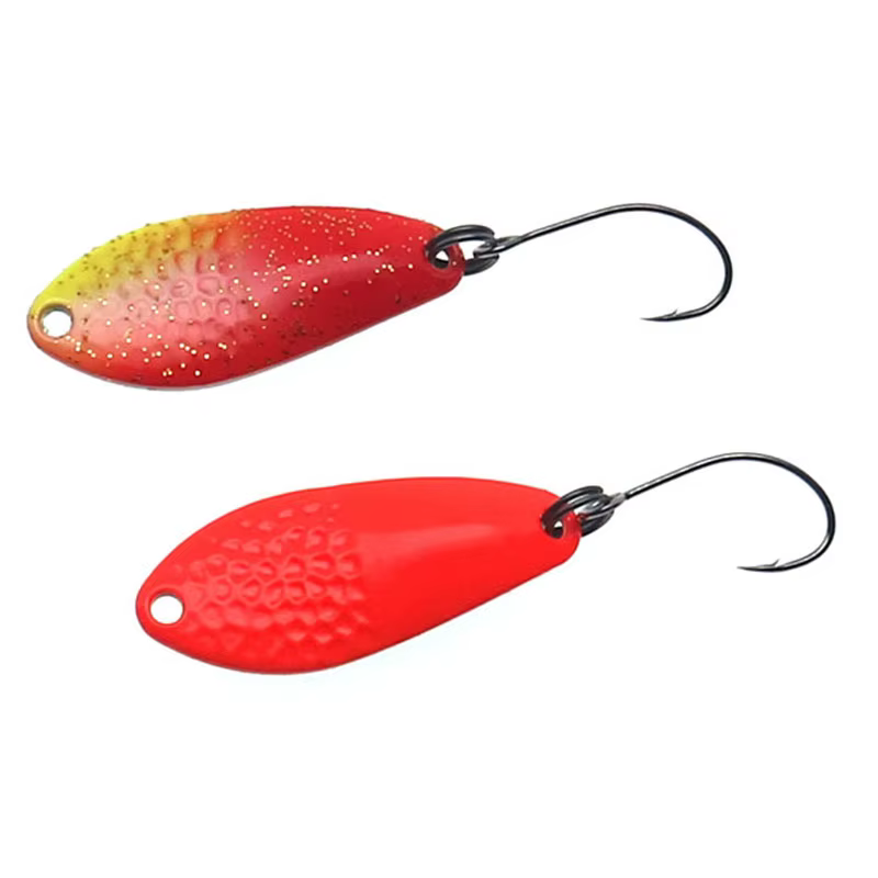 Señuelo cuchara metálica para trucha y lubina – pesca agua dulce - imagen 4