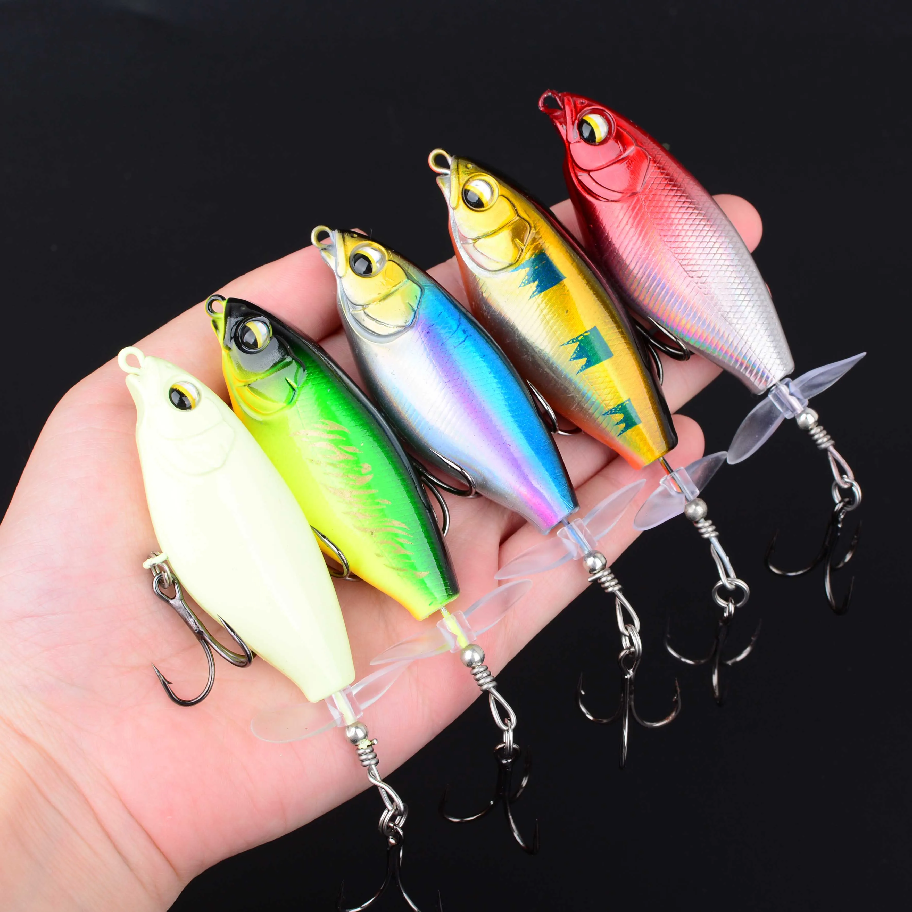 Señuelo Whopper Plopper vista superior