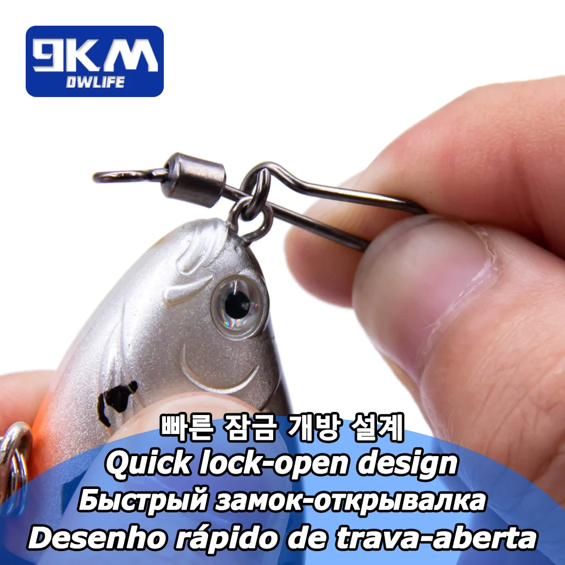 Giratorios Coastlock de acero inoxidable para agua salada - imagen 3