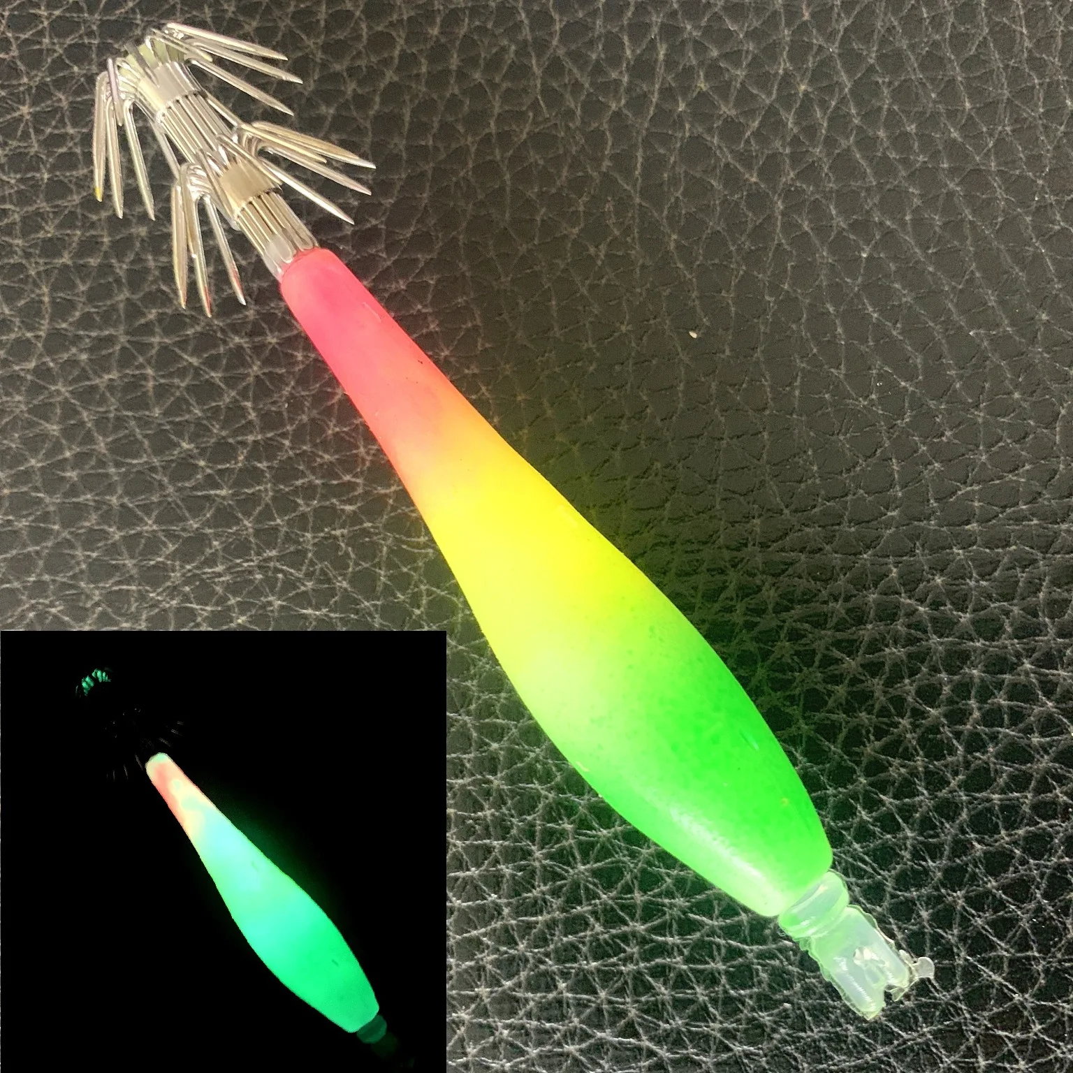 Señuelo Spinnerbait fluorescente para pesca marina de calamar - imagen 5