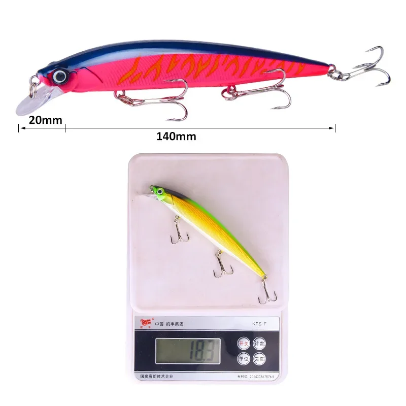 Señuelo Jerkbait Minnow Flotante para Pesca de Lucio - imagen 4