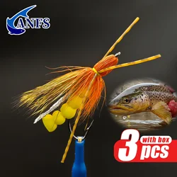 Set Moscas de Espuma ANFS con Anzuelos y Caja