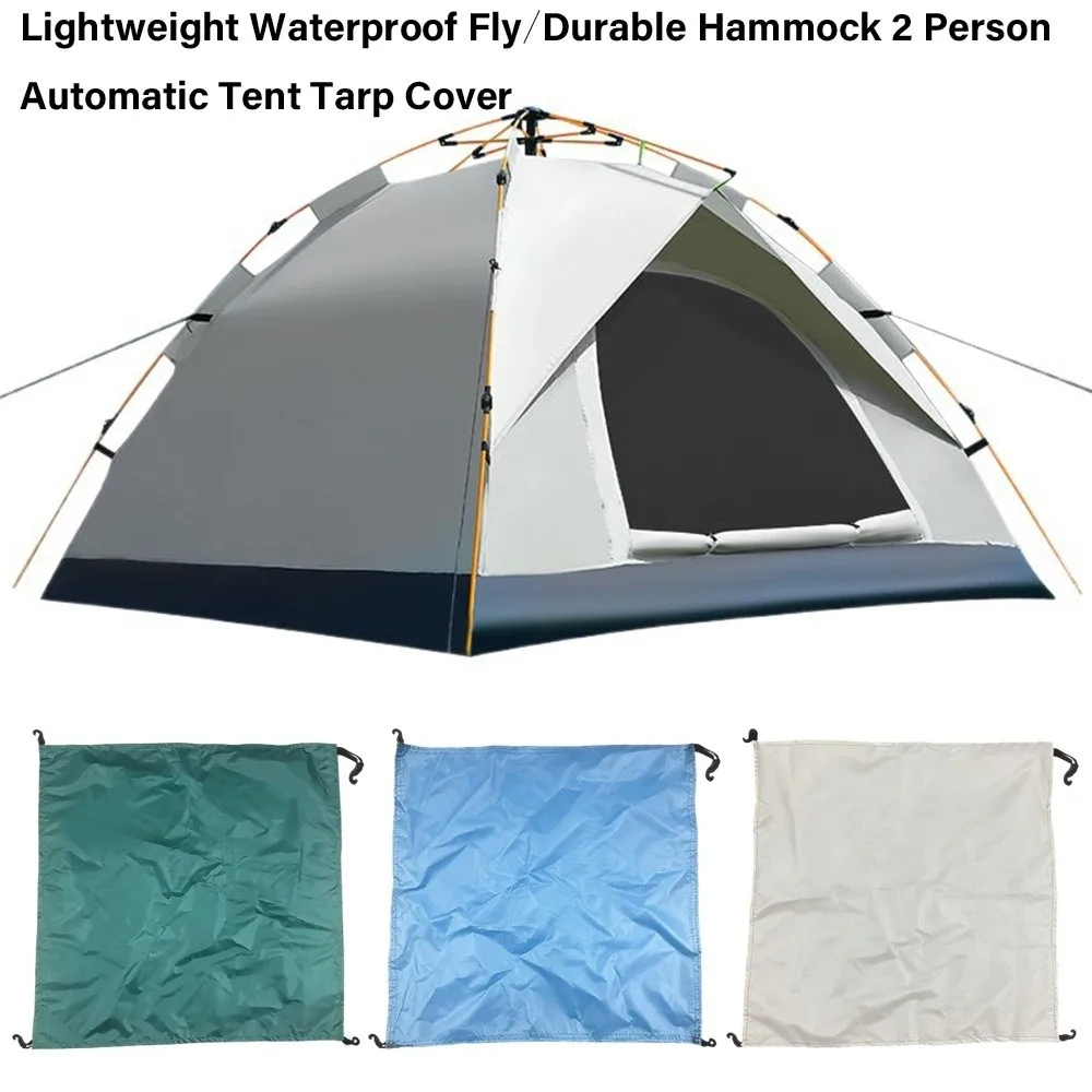 Cubierta impermeable para hamaca ligera y duradera, automática