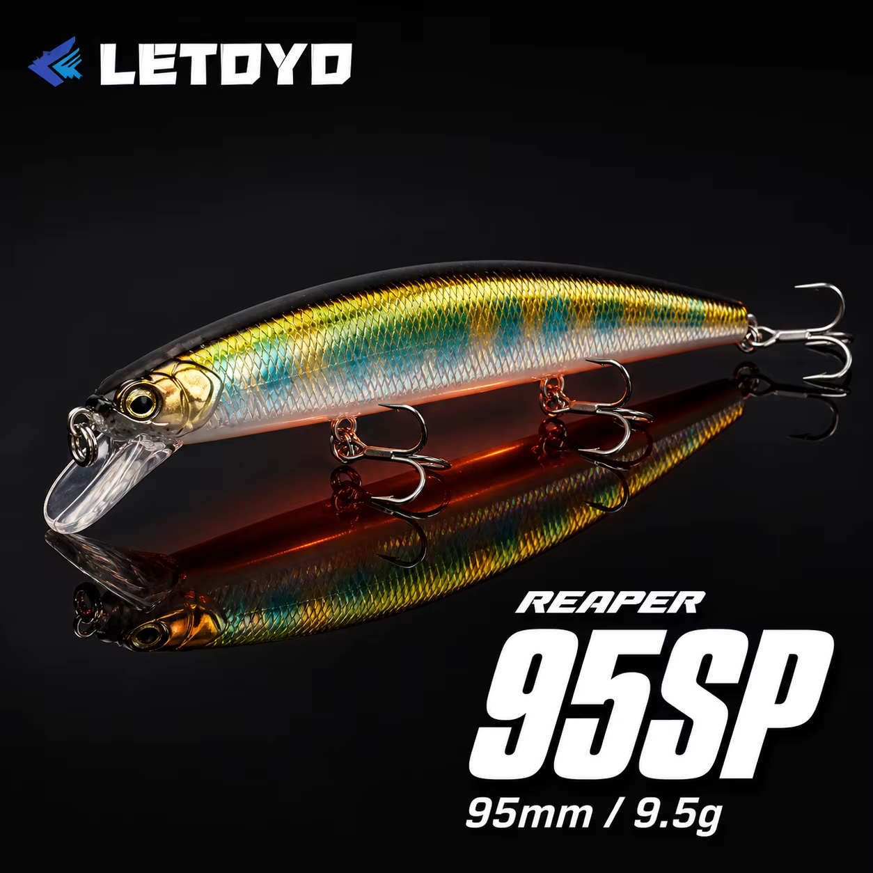 Letoyo Suspending Minnow – Señuelo flotante para lucio, lubina y trucha - imagen 4