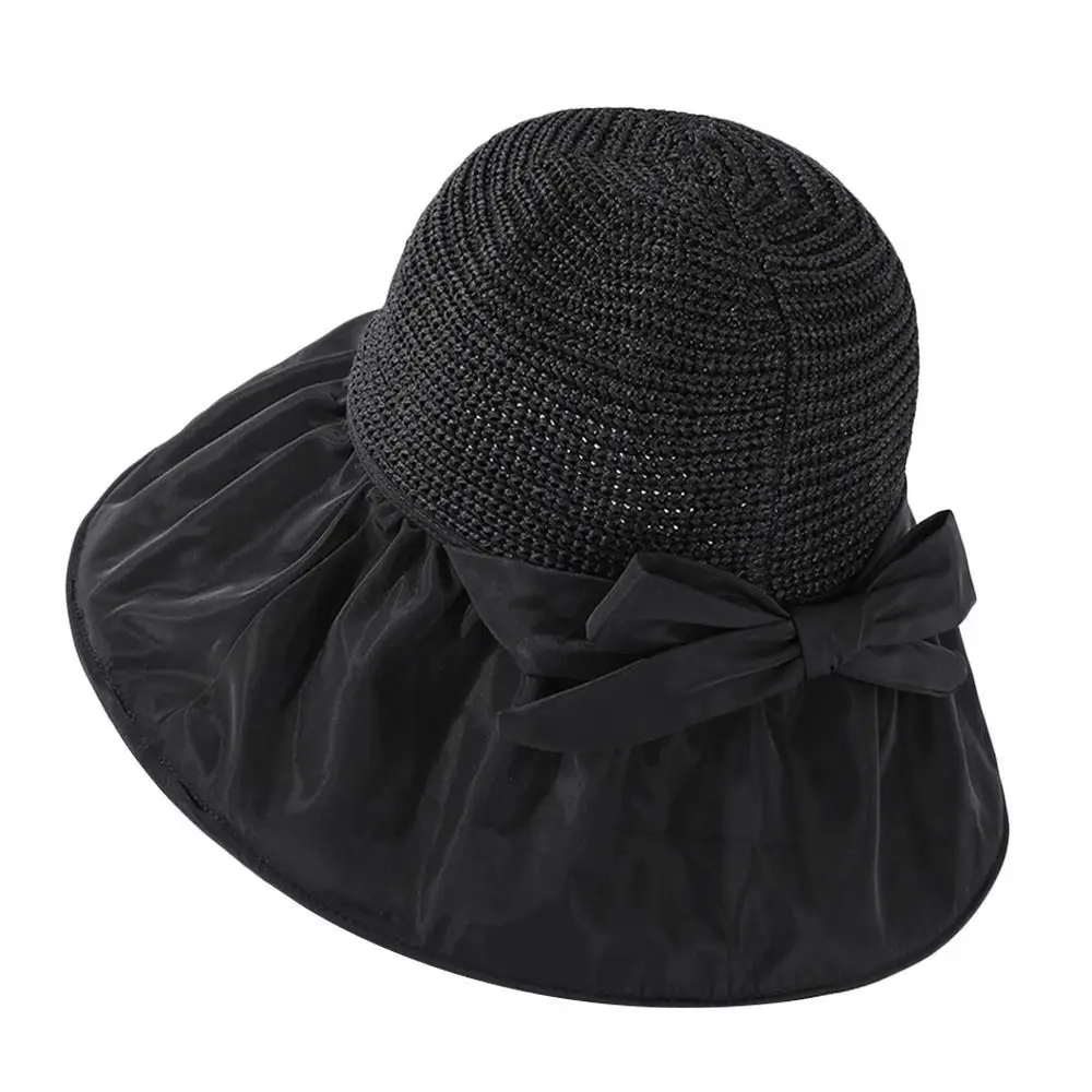 Sombrero verano con protección UV ala ancha plegable portátil - imagen 2