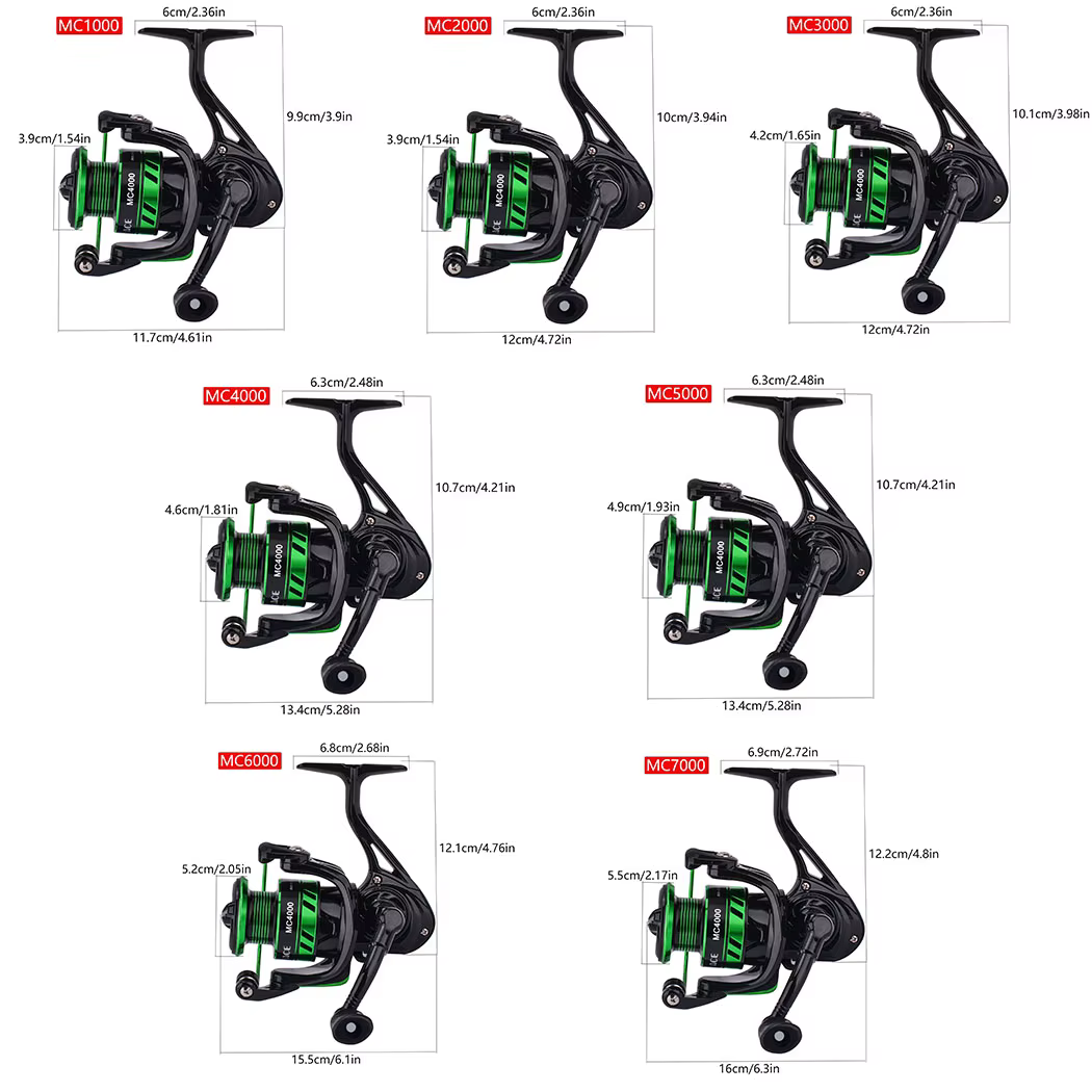 Carrete Giratorio de Pesca para Carpa – Rodamientos Acero Inoxidable - imagen 4