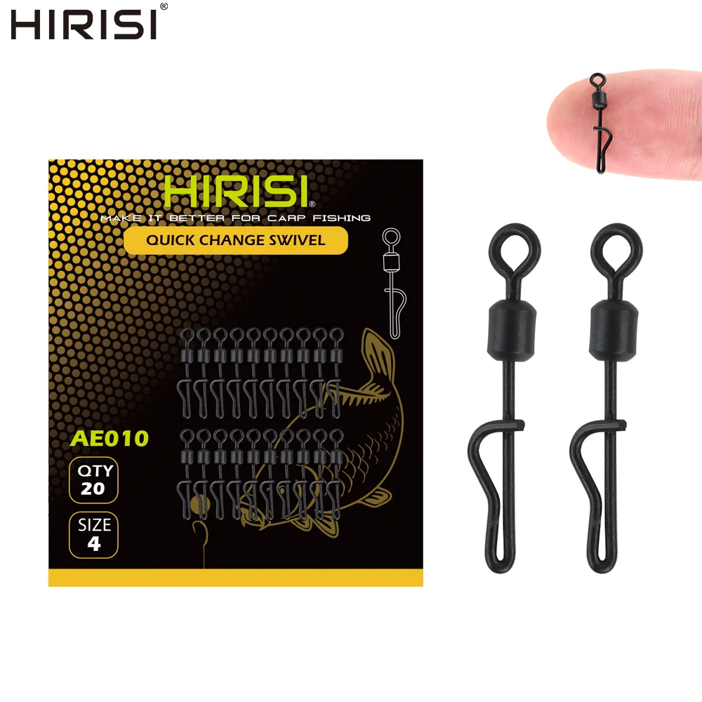 Conectores rápidos para carpfishing