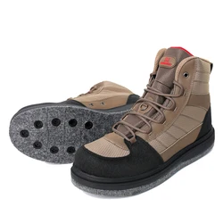 Botas de pesca para hombre con suela de fieltro, antideslizantes