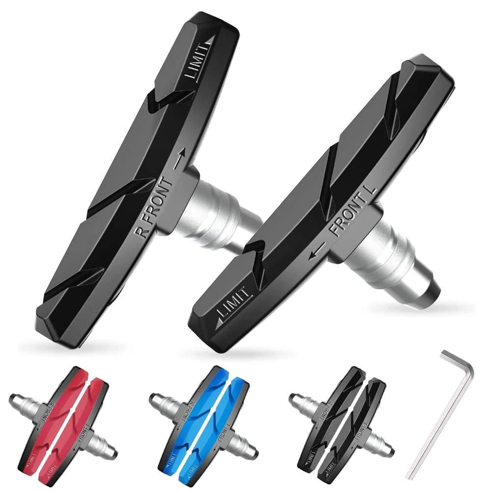 Pastillas de freno V silenciosas para bici de carreras – duraderas - imagen 2