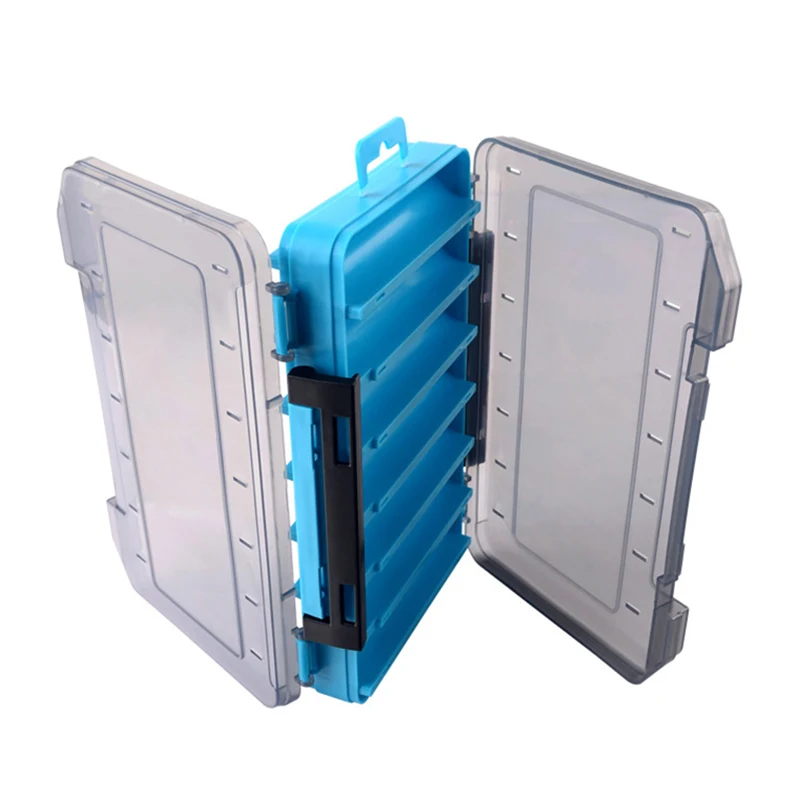 Caja de aparejos de 14 compartimentos para anzuelos y señuelos - imagen 5