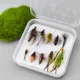Surtido de moscas: mosca seca, húmeda para trucha y agua salada - imagen 4