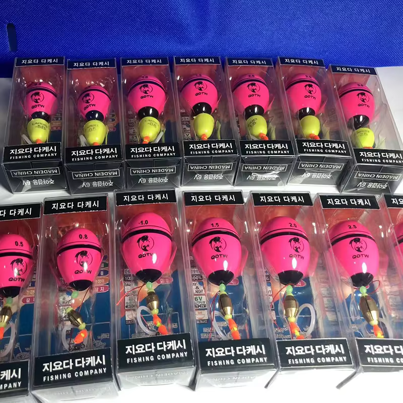 NUNATAK flotador luminoso de pez pargo negro para pesca en roca