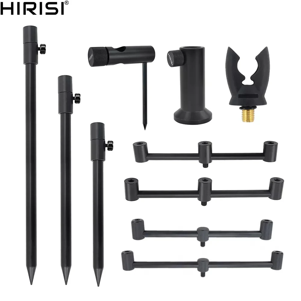 Hirisi Pod de cañas para carpa con barra buzz y bankstick