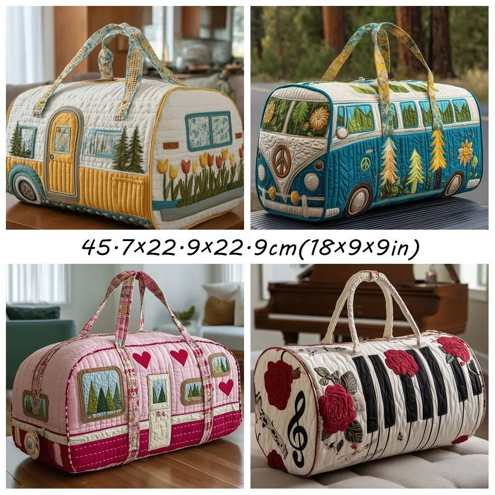 Bolsa Gimnasio Plegable Acolchada con Estampado Floral - imagen 5