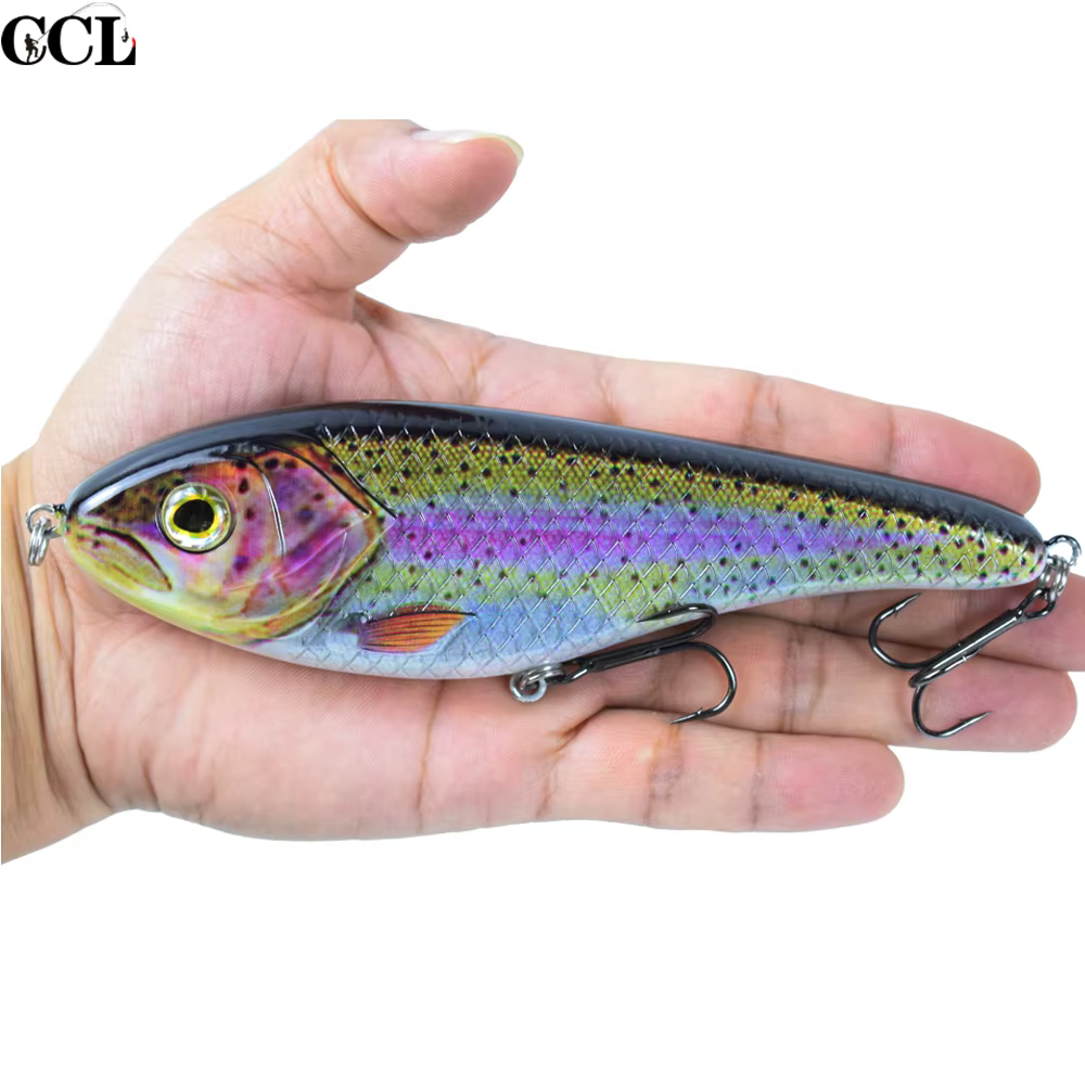 CCLTBA Jerkbait Wobbler – Señuelo para Lúcio y Musky - imagen 2